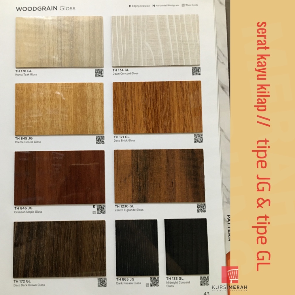 Jual Taco Hpl Woodgrain Gloss Serat Kayu Kilap Kode Jg Gl Shopee Indonesia 0390