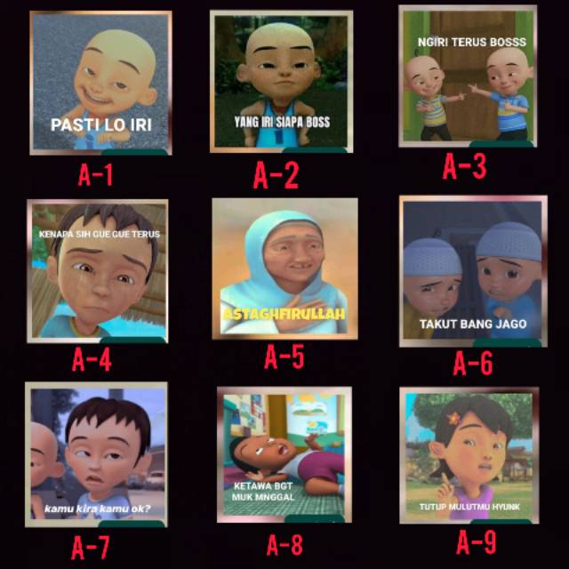 Jual Sticker WhatsApp Upin Ipin lucu Shopee Indonesia