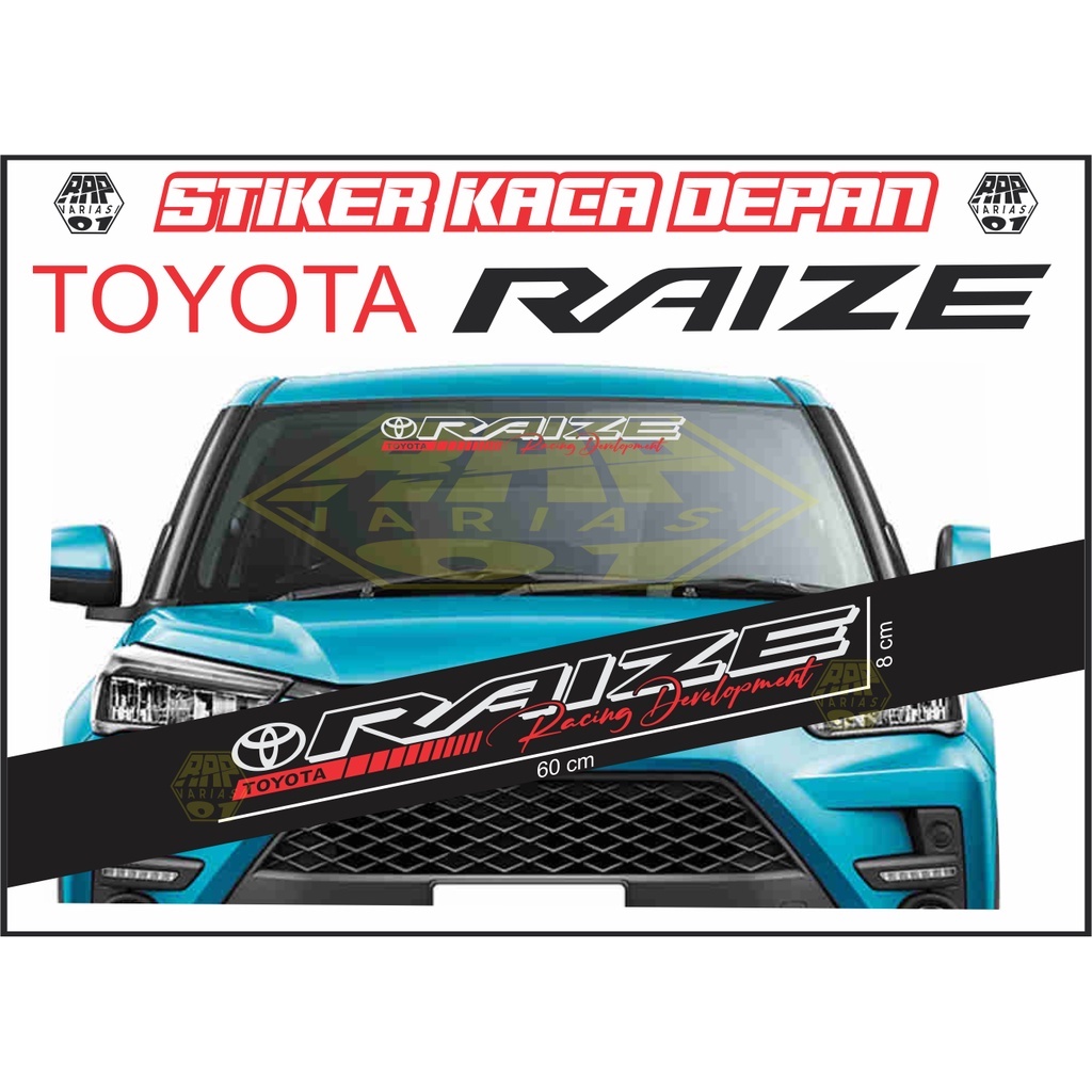 Jual STIKER TOYOTA RAIZE RACING | Shopee Indonesia