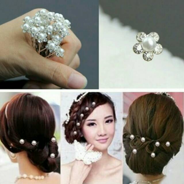 Jual Tusuk rambut / tusuk sanggul konde / aksesoris rambut pengantin ...