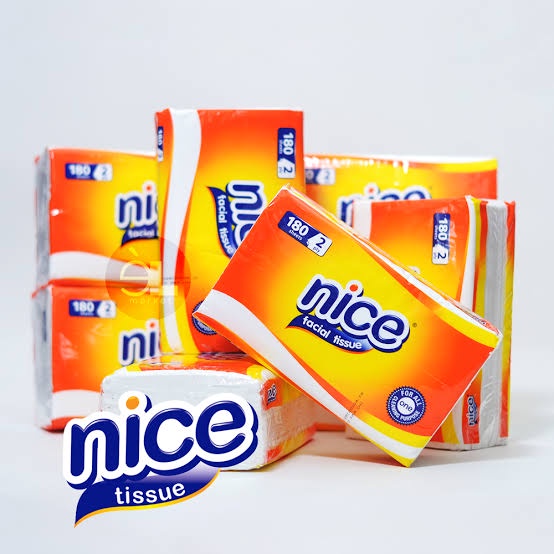 Jual TISSUE NICE 180 SHEET 2PLY TISU NICE WAJAH | Shopee Indonesia