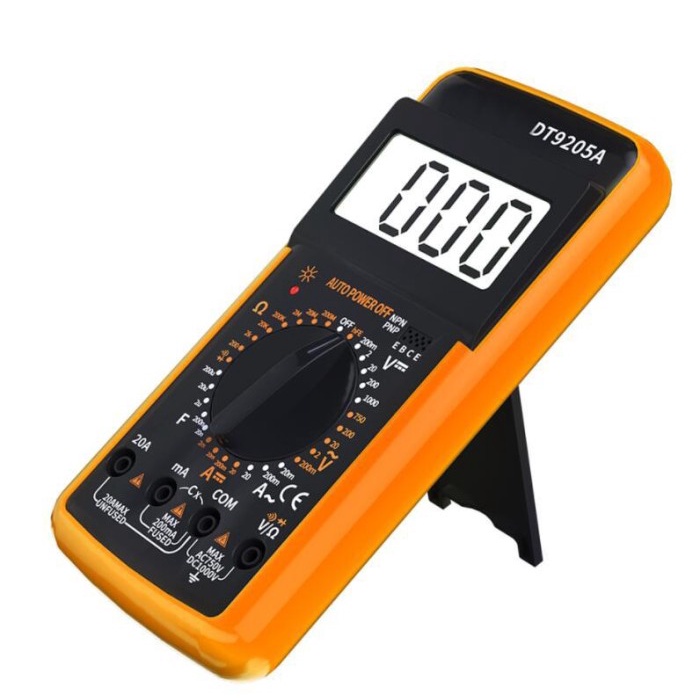 Jual DT9205 High precision digital multimeter exclude Battery 9V ...