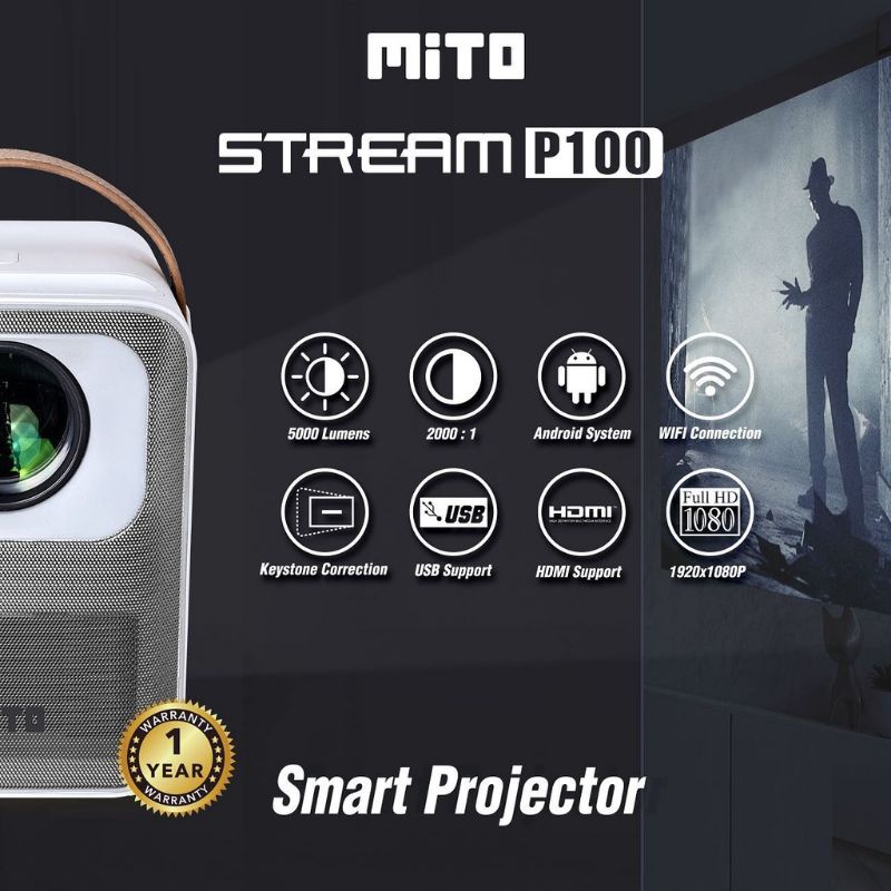 smart projector p100