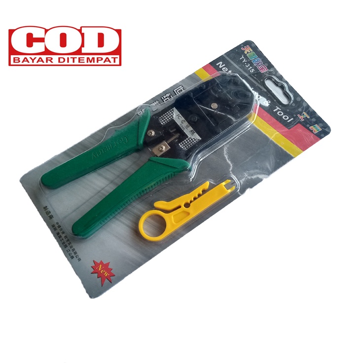 Jual TIFAKA - TANG TANK CRIMPING CREMPING ALAT TOOL TOOLS 3 LUBANG RJ45 ...