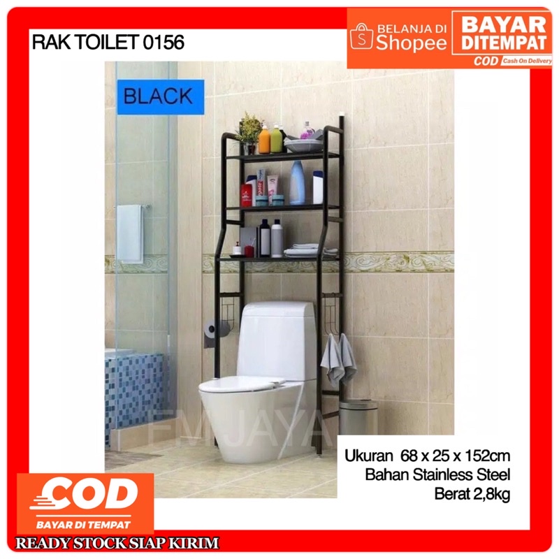 Jual Rak Toilet Rak Wc Rak Kamar Mandi Rak Toilet Organizer Tingkat Shopee