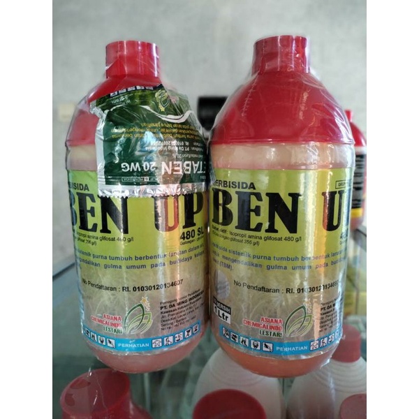 Jual Herbisida Sistemik Ben Up 480sl 1 Liter Racun Obat Rumput Mati