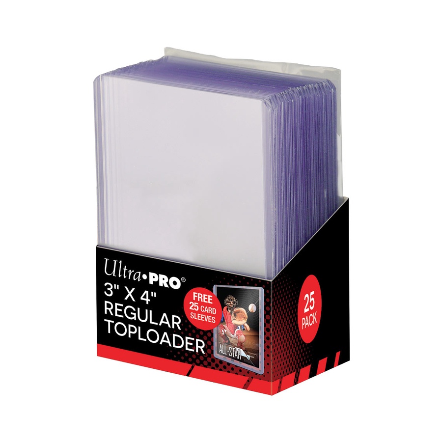 Jual ★★★ vy Ultra Pro Regular Premium Toploader 3"x4" 1 pack isi 25 pcs