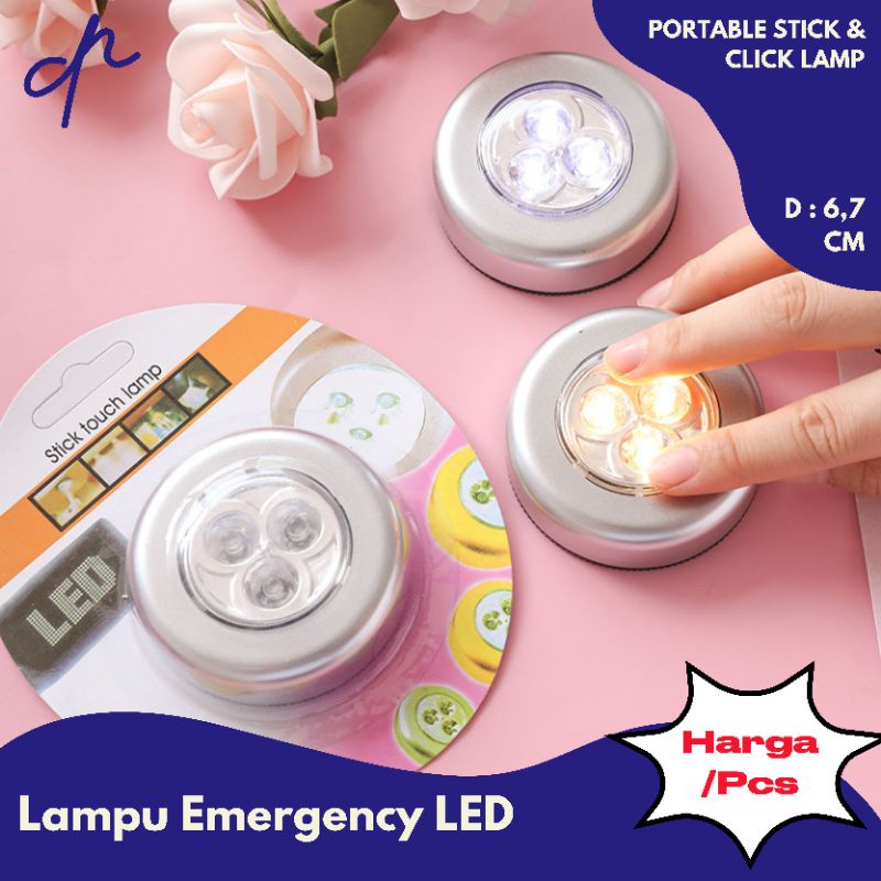 Jual [D.N] LAMPU EMERGENCY LED / PORTABLE LAMP LED STICK & CLICK ...