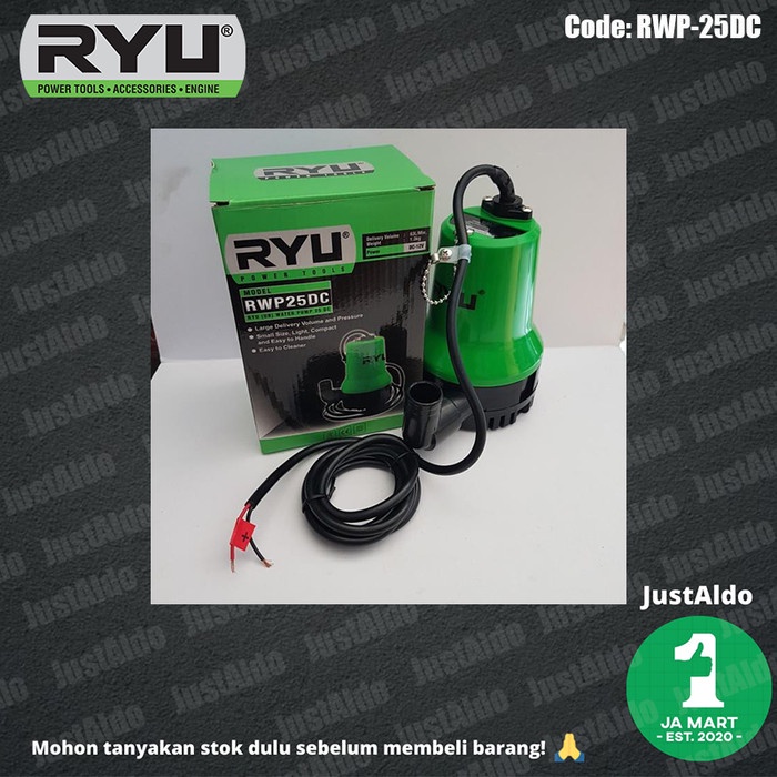 Jual Pompa Celup DC RWP-25DC Ryu | Shopee Indonesia