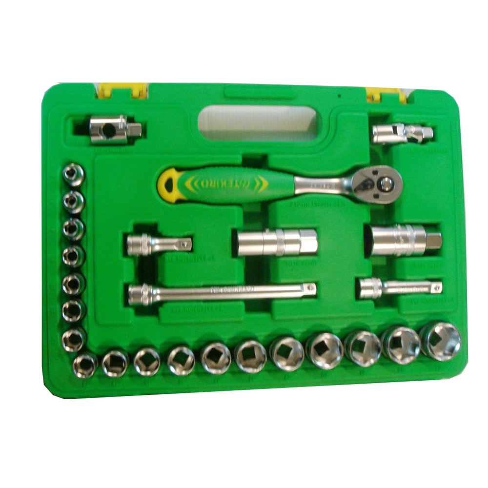 Jual Tekiro 3/8 inch Socket Set Plastik 26 Pcs /Kunci Sock Set / Socket ...