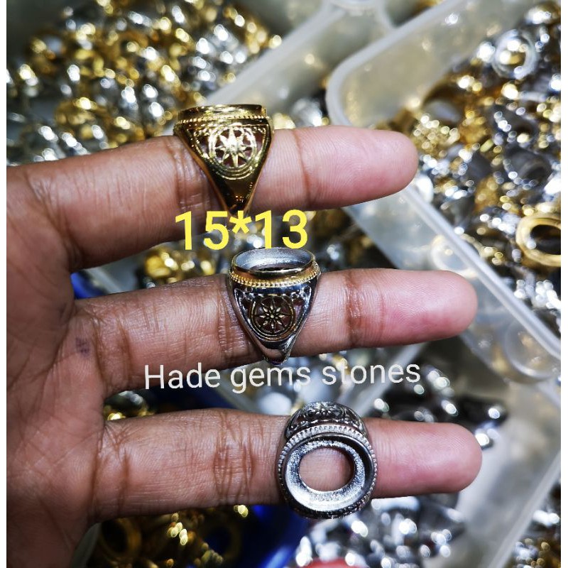 Jual ring emban titanium super kualitas model terawang | Shopee Indonesia