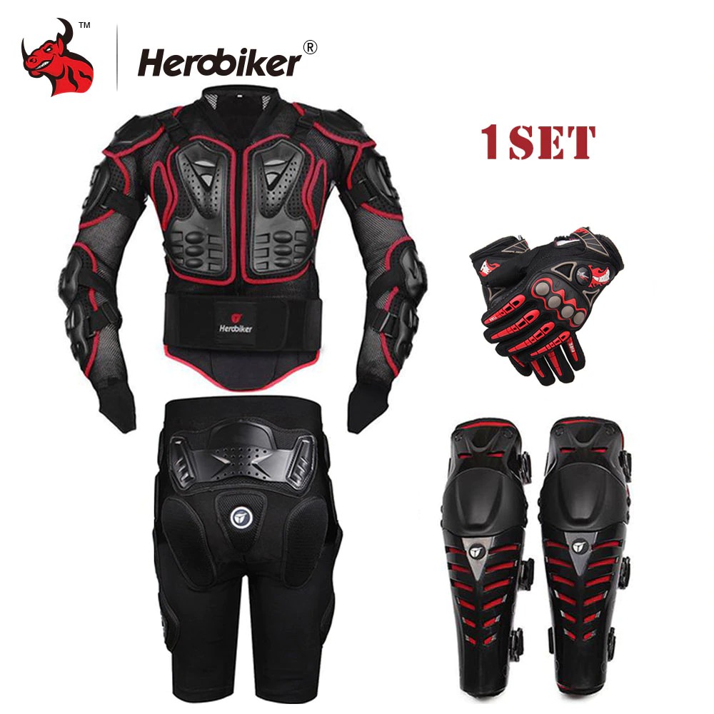 Jual HEROBIKER Motorcycle Jacket Protective Gear Motorcycle Racing Body