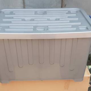 Jual Box Container MPW CB 140 L ABU2/SILVER + Roda | Shopee Indonesia