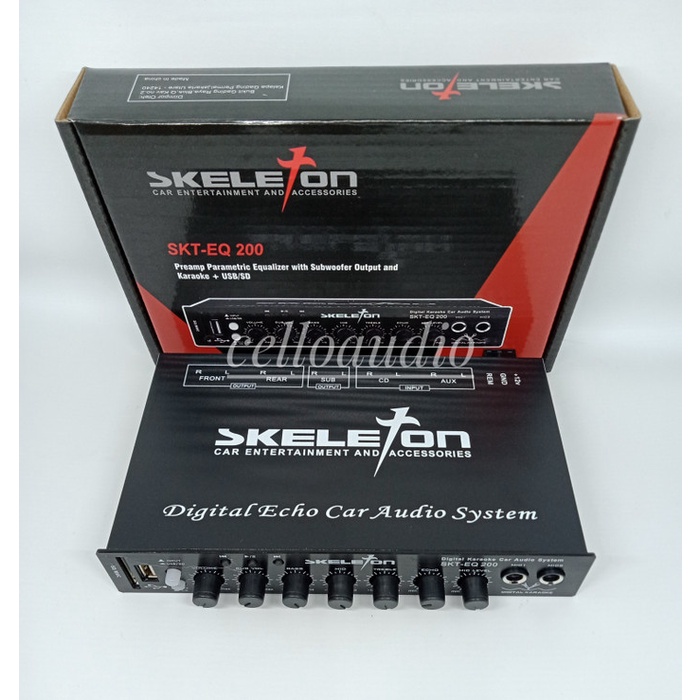 Jual PRE AMP PARAMETRIK AUDIO SKELETON SKT-EQ 200 | Shopee Indonesia