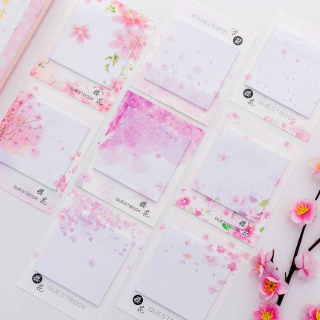 Jual Stick Note Edisi Bunga Sakura 2nd Edition | Shopee Indonesia