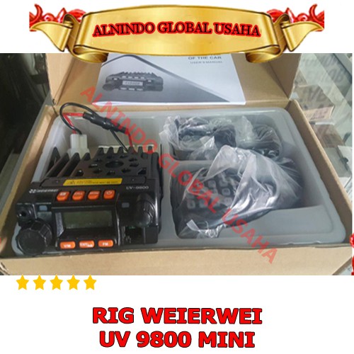 Jual RADIO RIG WEIERWEI UV 9800 MINI | Shopee Indonesia