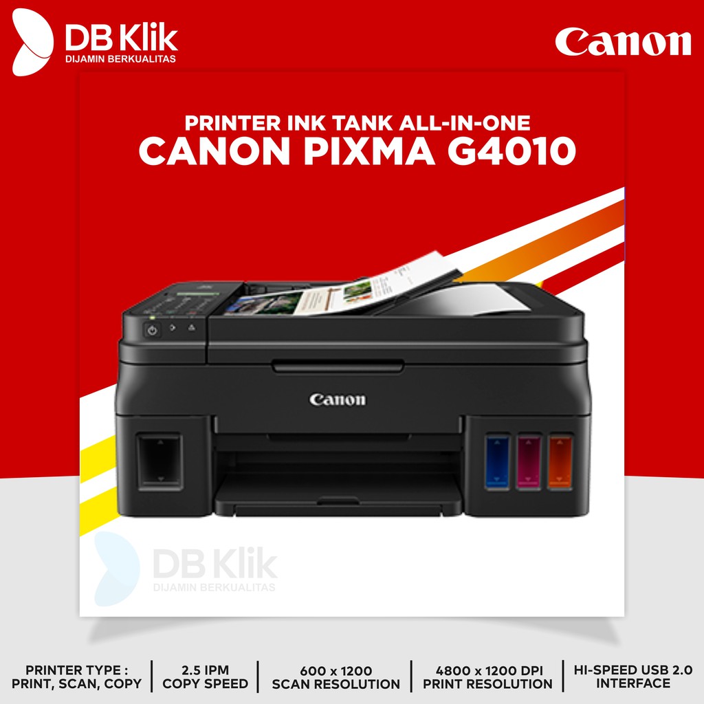 Jual Printer Canon Pixma G4010 Ink Tank All In One | Shopee Indonesia