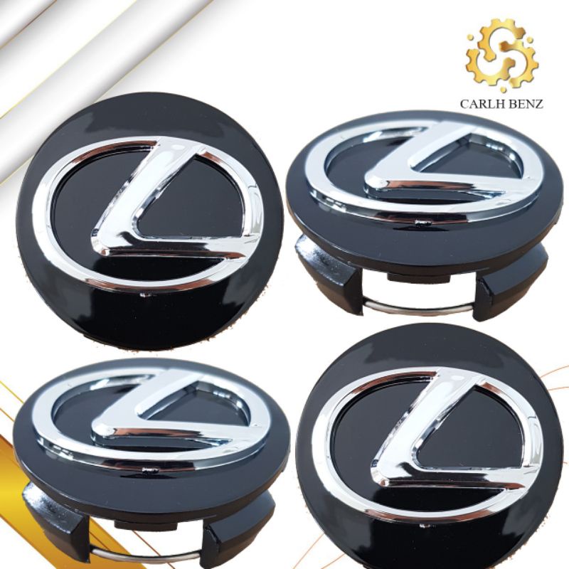 Jual DOP VELG RODA LEXUS EMBLEM LEXUS 62MM HITAM / DOP RODA LEXUS