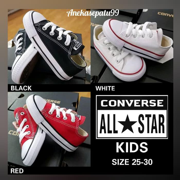 Jual Sepatu Anak Converse Baby Kids Junior Sepatu Converse Anak