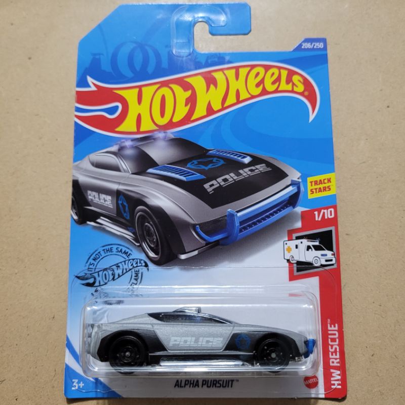 Jual Hot Wheels Alpha Pursuit Hw Rescue Silver Shopee Indonesia