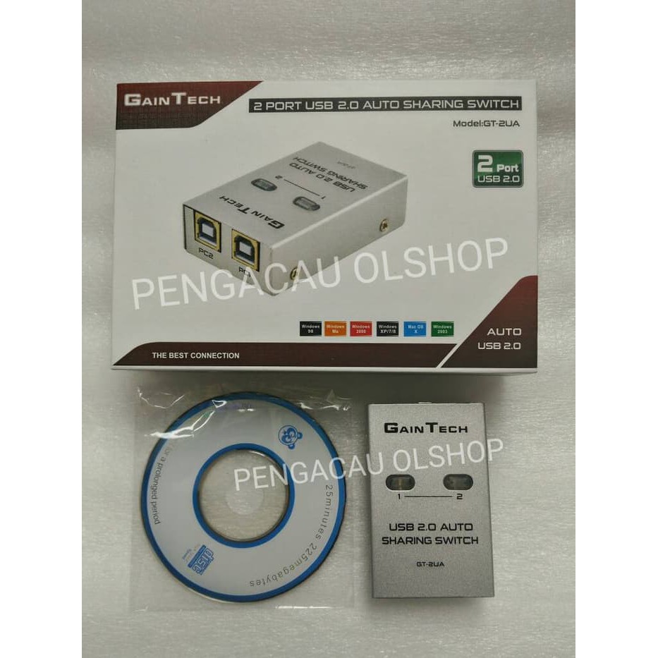 Jual auto switch printer 2port - usb sharing switcher | Shopee Indonesia