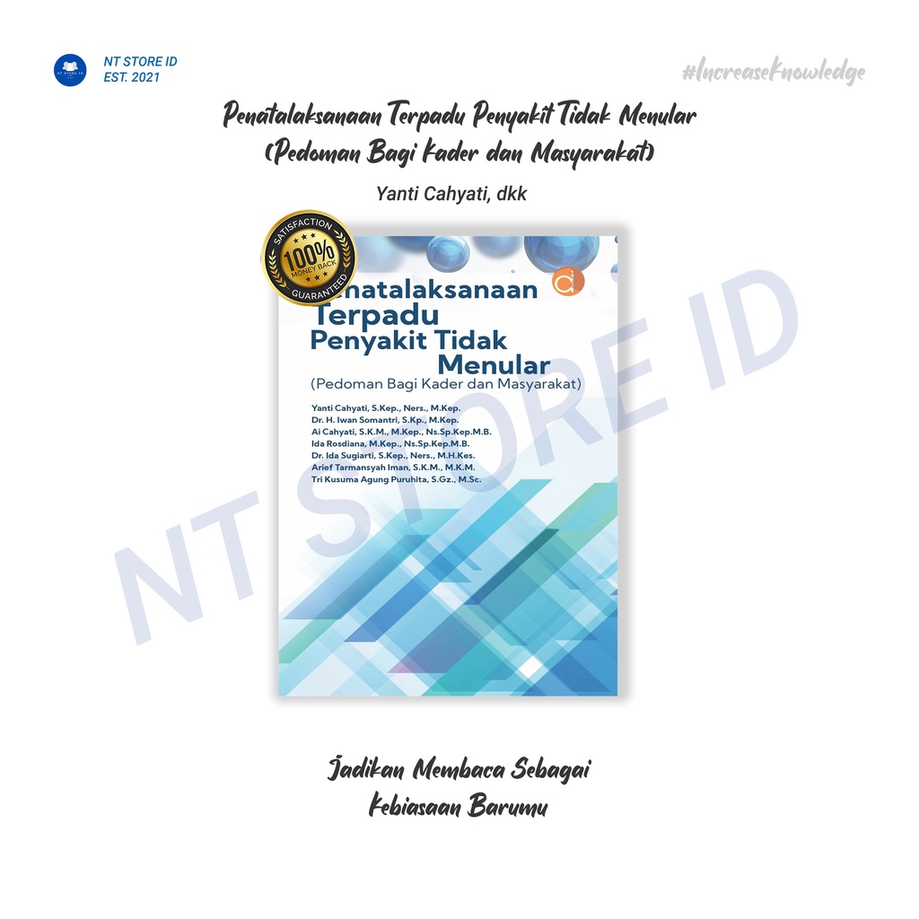 Jual Buku Penatalaksanaan Terpadu Penyakit Tidak Menular (Pedoman Bagi ...