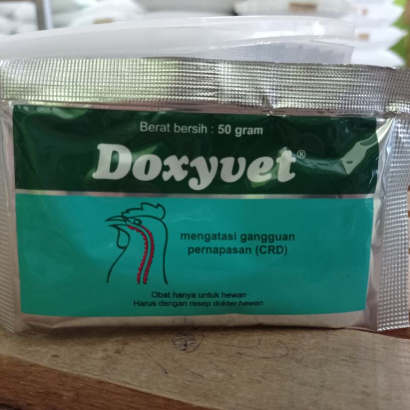 Jual Doxyvet 50 Gram Ganguan pernapasan atau Ngorok Ayam | Shopee Indonesia