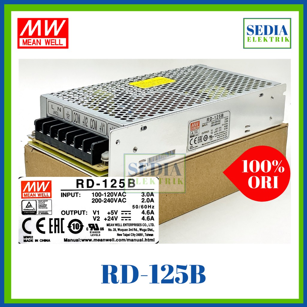 Jual Switching Power Supply RD-125B RD 125B NED-100B NED 100B | Shopee ...