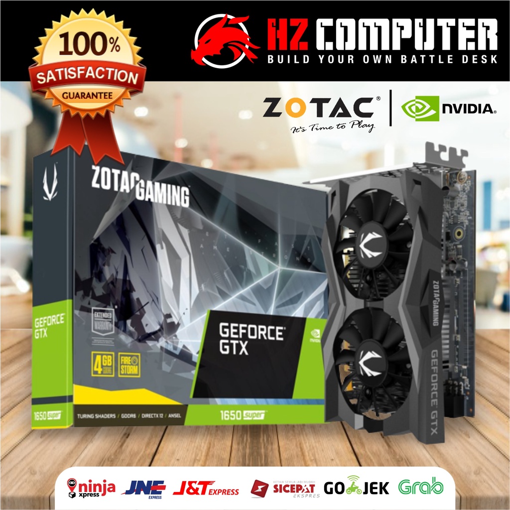Jual Zotac Gaming GTX 1650 Super 4GB Twin FAN | GDDR6 | NVIDIA