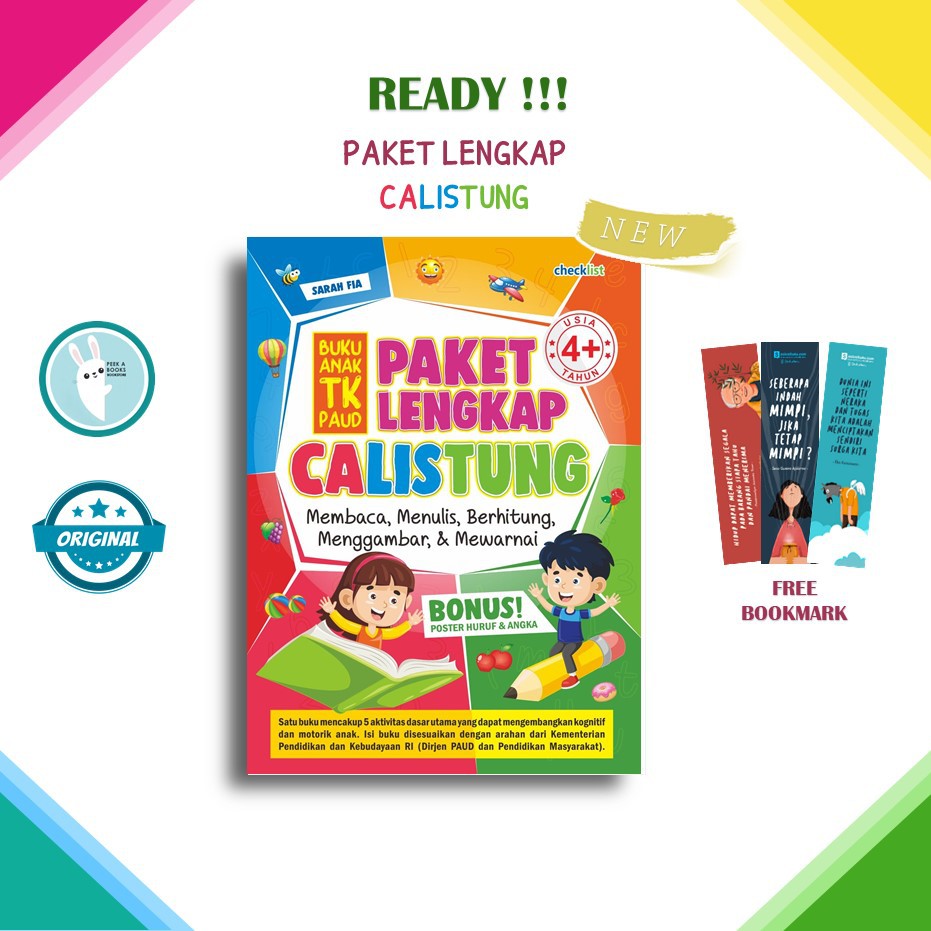 Jual CHILDREN BOOKS | PAKET LENGKAP CALISTUNG BUKU ANAK TK PAUD ...