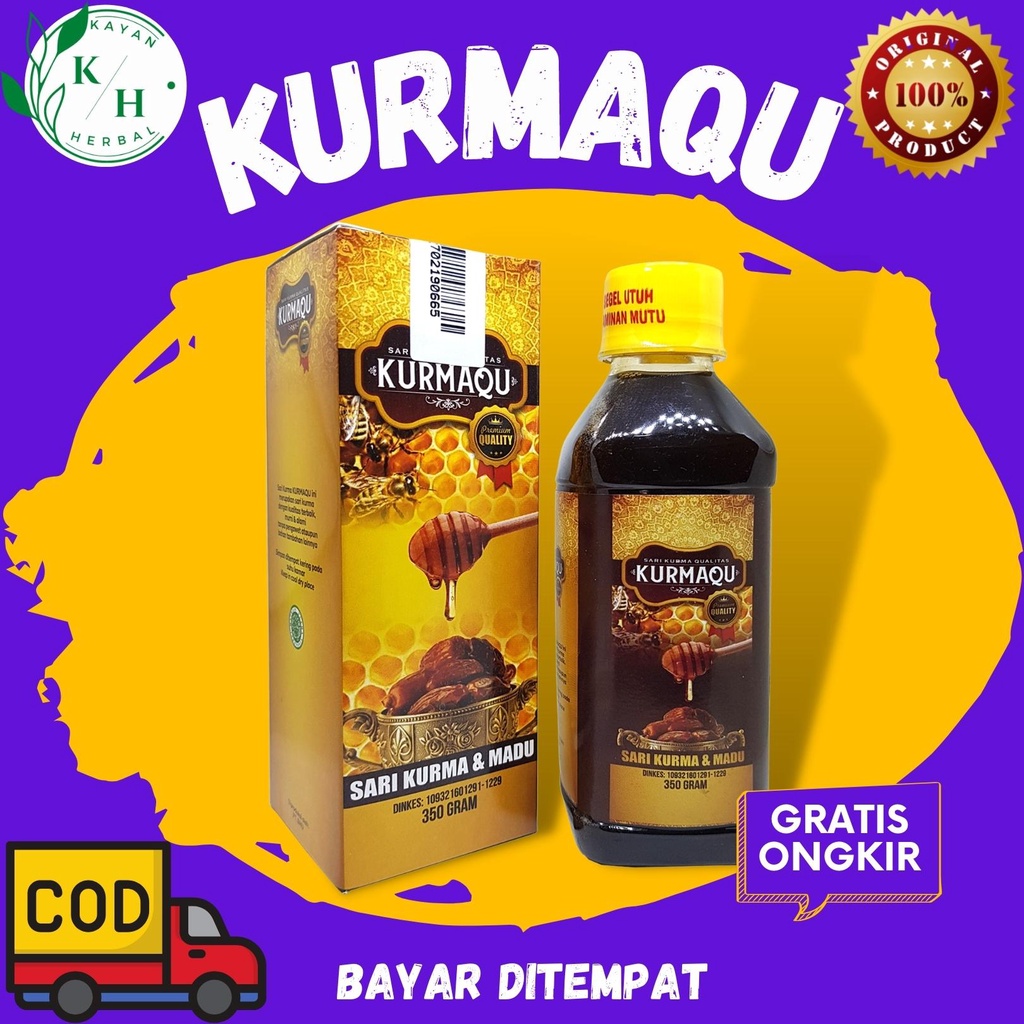 Jual Sari Kurma Asli Kurmaqu 350 Gram Madu Dan Kurma Solusi Untuk