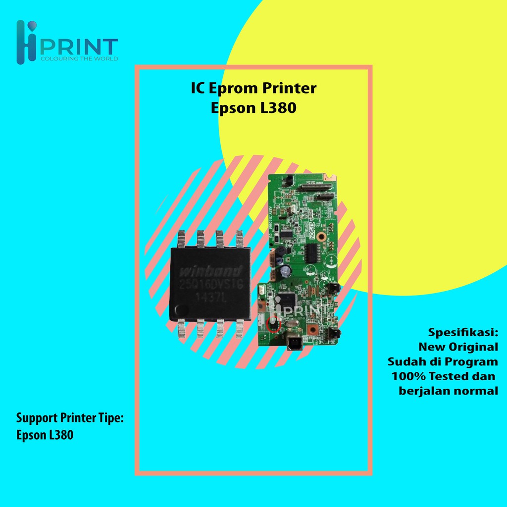 Jual IC Eprom Printer Epson L380 25Q16, IC Eeprom Reset Counter Board