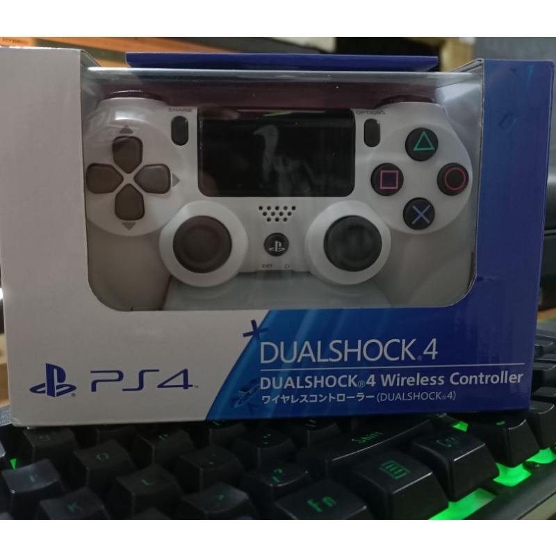 Jual stik ps4 original pabrik white | Shopee Indonesia