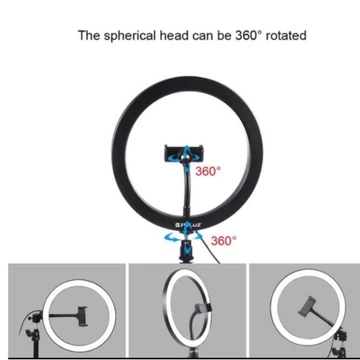 Lampu Ringlight 26cm Selfie Lamp Light Plus Holder Miniball