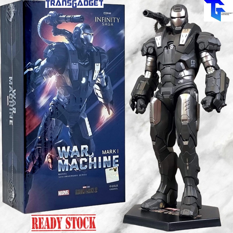 ZD Toys Marvel War Machine Mark I 1/10 Scale Action Figure - Iron Man Collection Gift Box