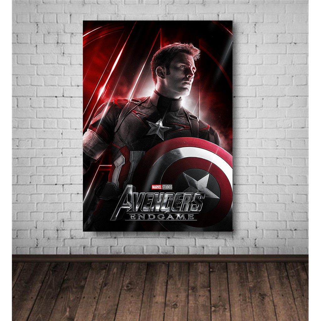 Jual SUPERHERO - AVENGERS - CAPTAIN AMERICA EG Poster frame A3 ...