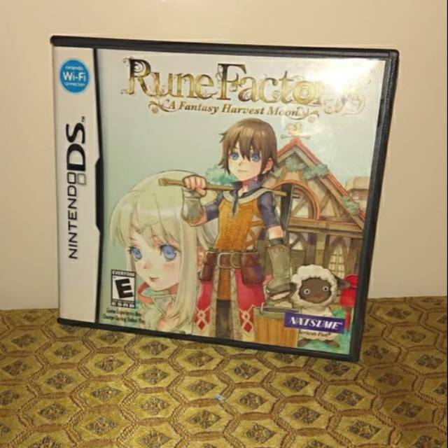 Jual Nintendo DS Game Rune Factory A Fantasy Harvest Moon Kaset Games ...