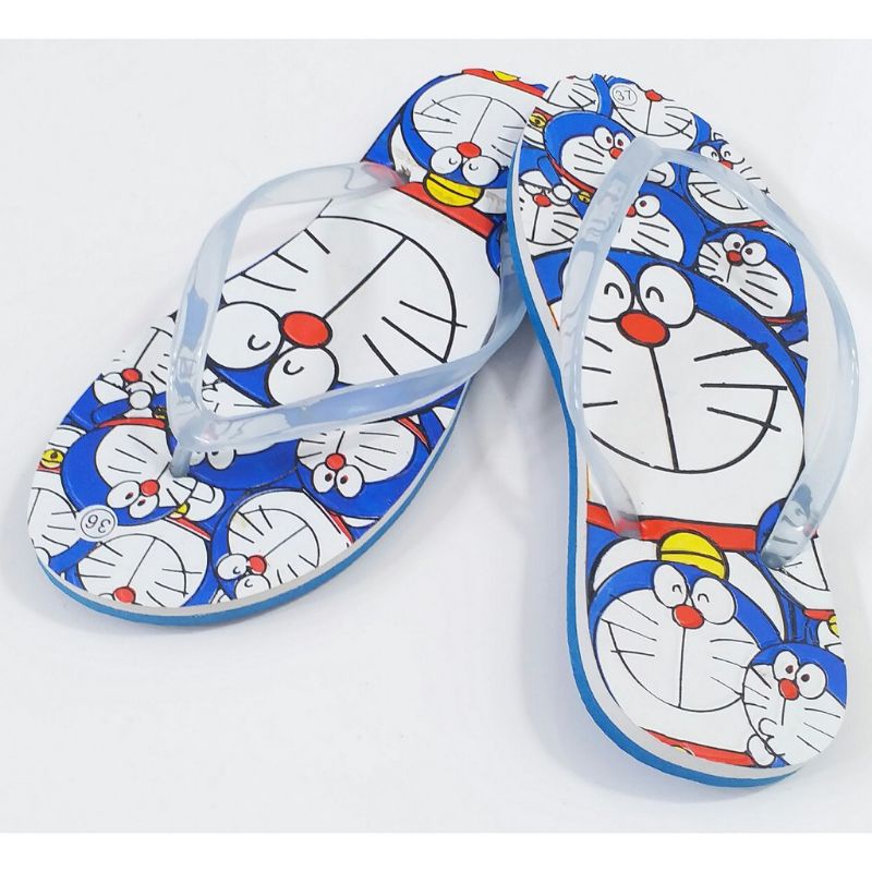 Jual Sandal Jepit Motif Doraemon / Sandal doraemon Shopee Indonesia