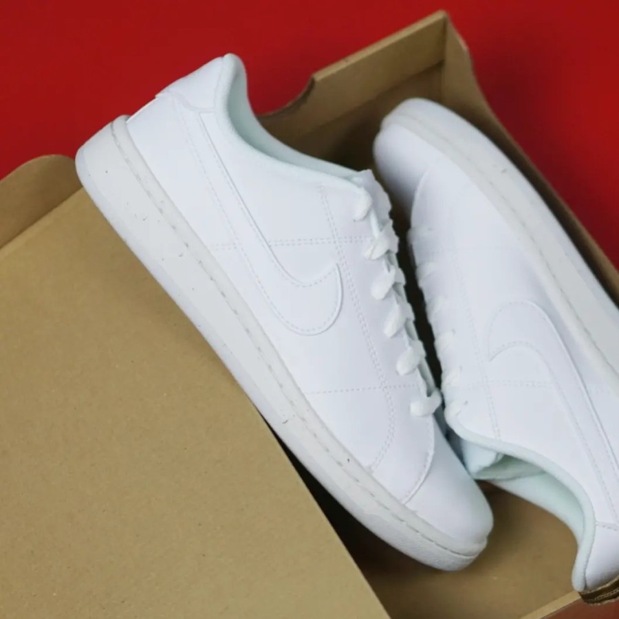 Jual ORIGINAL Nike Court Royale Full All White Putih Sepatu Pria BNIB ...