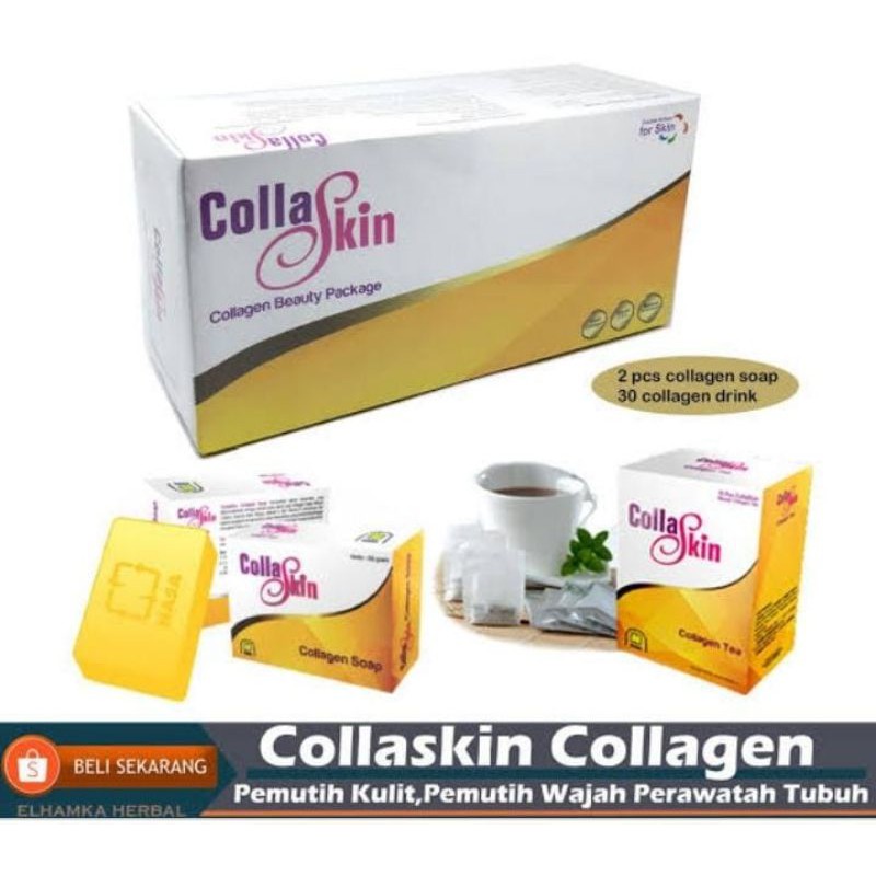 Jual Colla skin drink (matcha green tea with collangen isi 15sachet ...