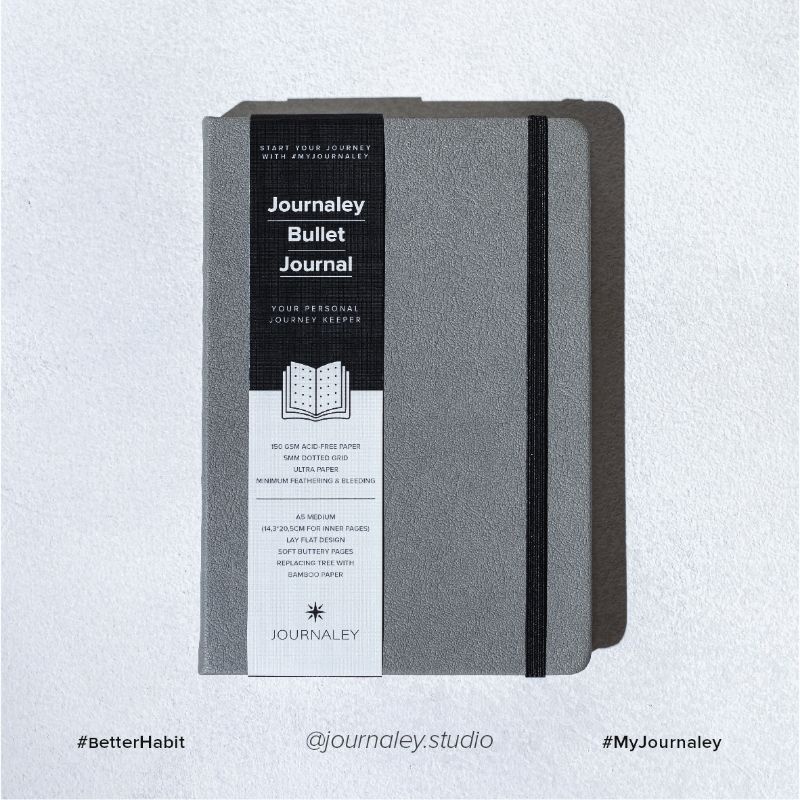 Jual Journaley Bullet Journal Notebook Planner Journaling Book A5 150 ...