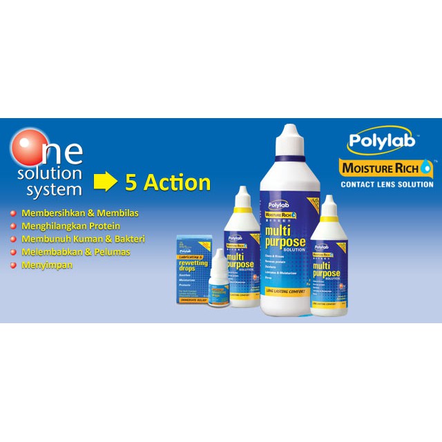 Jual WATER SOLUTION MULTI PURPOSE 60ML CAIRAN SOFTLENS POLYLAB / X2 ...