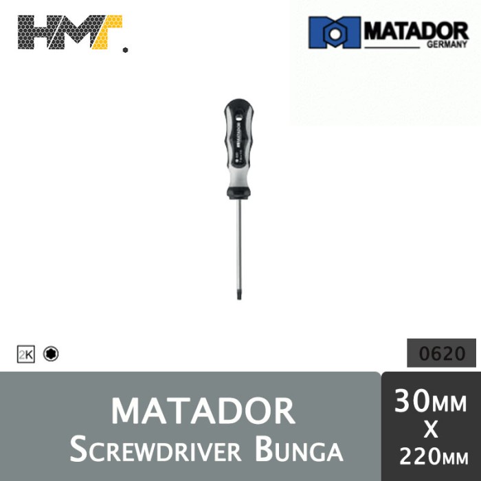 Jual MATADOR 0620 Screwdriver / Obeng Bunga 30 x 220 mm | Shopee Indonesia