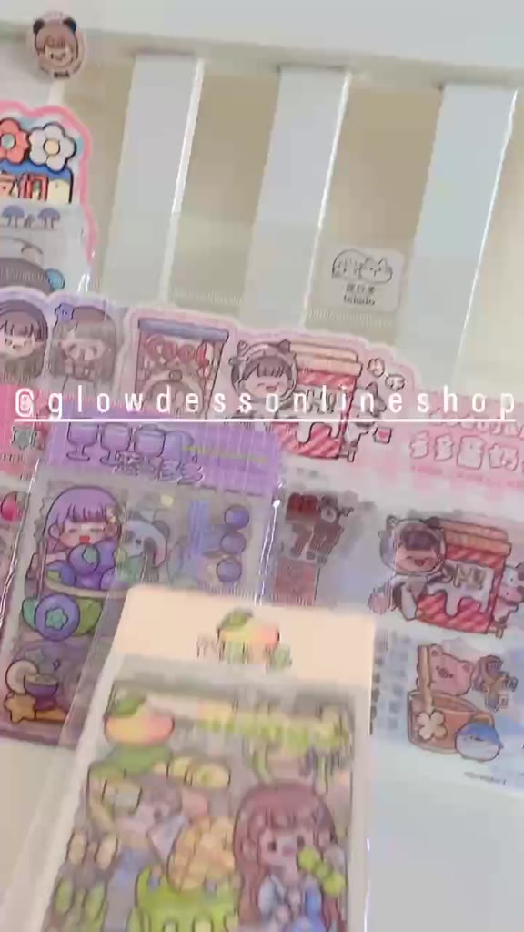 Jual Stiker Dodojam Milk Tea Series Cute Girl 10 Lembar TLD007 | Shopee ...