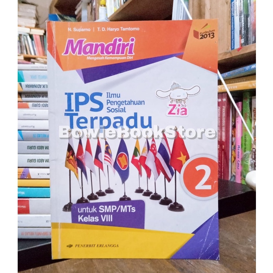 Jual Buku MANDIRI - IPS Terpadu Untuk SMP/MTs Kelas VIII Original ...