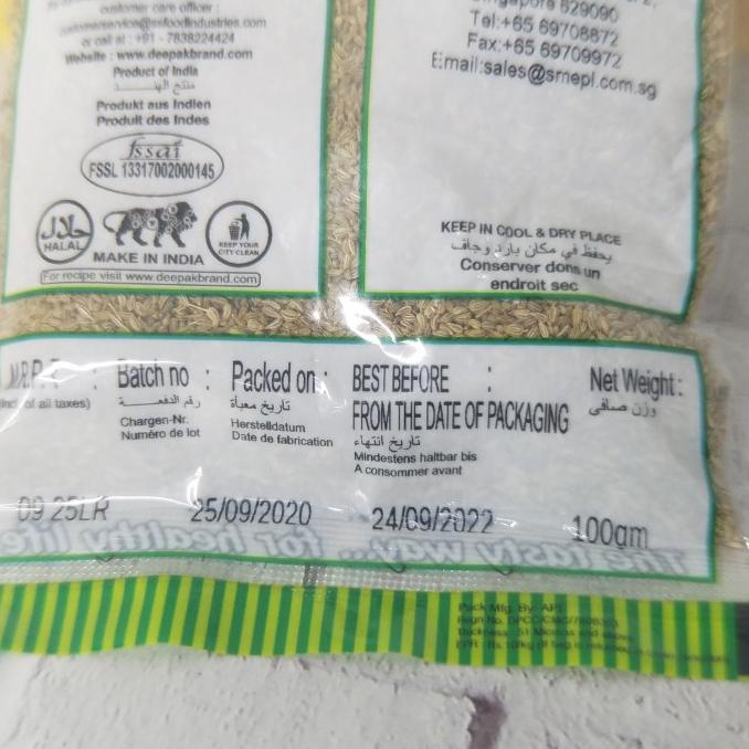 Jual $$] Ajwain DEEPAK 100 gram ( impor ) | Shopee Indonesia