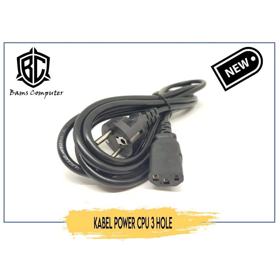 Jual Kabel Power CPU Listrik standart | Shopee Indonesia