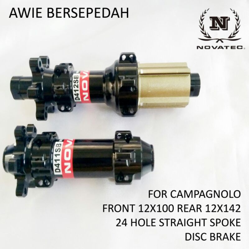 Thru Axle Freehub 24 Hole Disc Brake Jual Hub Freehub NOVATEC
