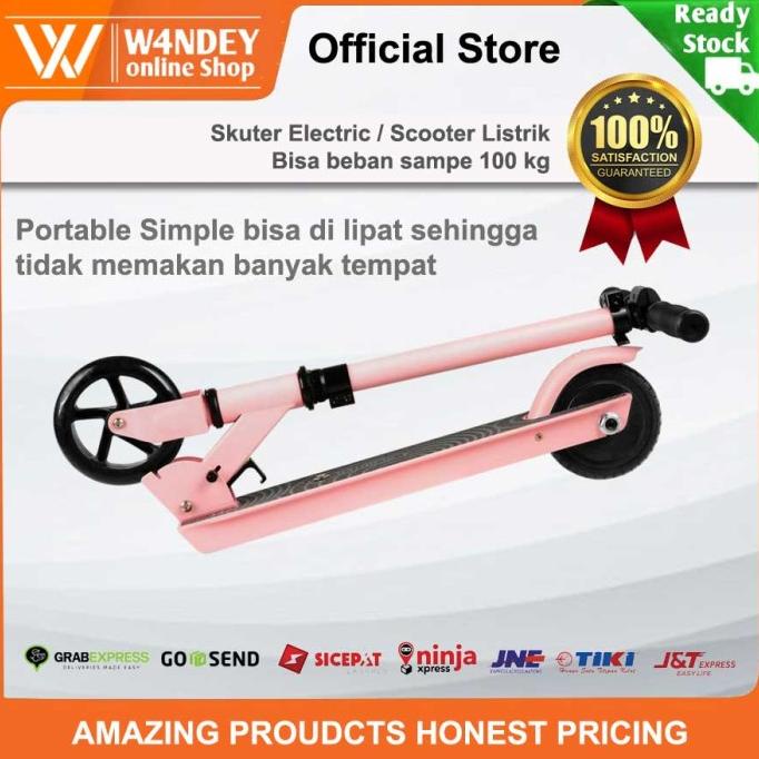 Jual Skuter Elektrik Listrik Scooter Electric Portable Lipat Max Kg Shopee Indonesia