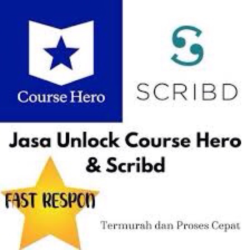 Jual JASA BUKA JAWABAN COURSE HERO DAN SCRIBD TERMURAH!! | Shopee Indonesia